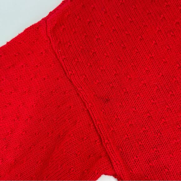 Vintage Hartstrings‎ Red Cherry Sweater Size S - Picture 7 of 7